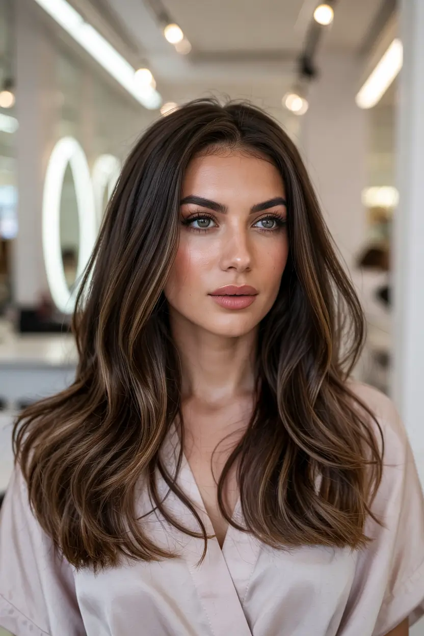 auburn hair color 2026 Cool Brown Auburn Balance