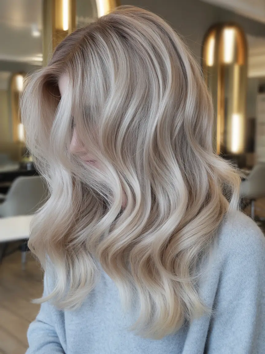 blonde hair color 2026 Champagne Cloud Light
