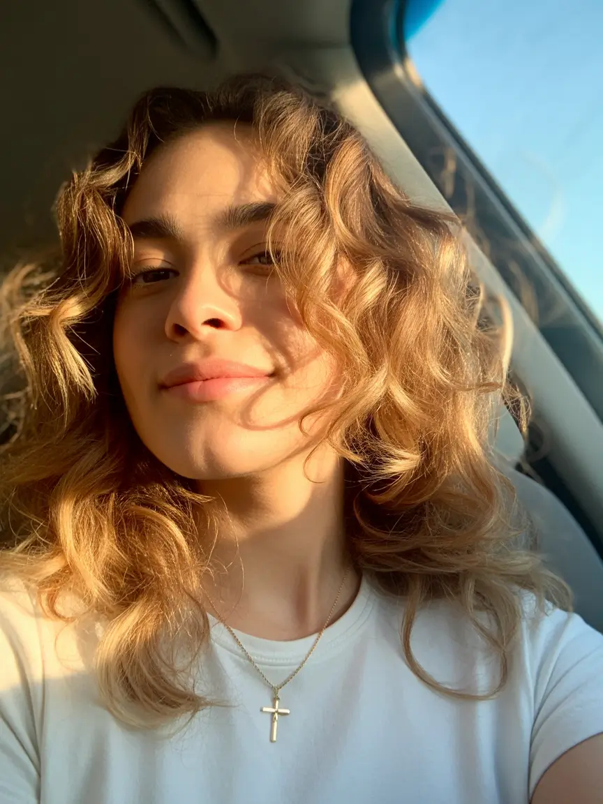 blonde hair color 2026 Sunlit Curl Confidence