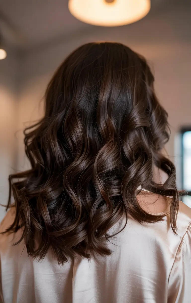 brown hair colors 2026 Chocolate Swirl Elegance