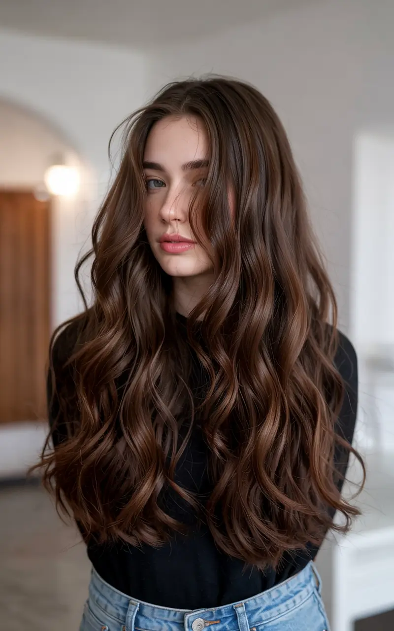 brown hair colors 2026 Velvet Espresso Volume