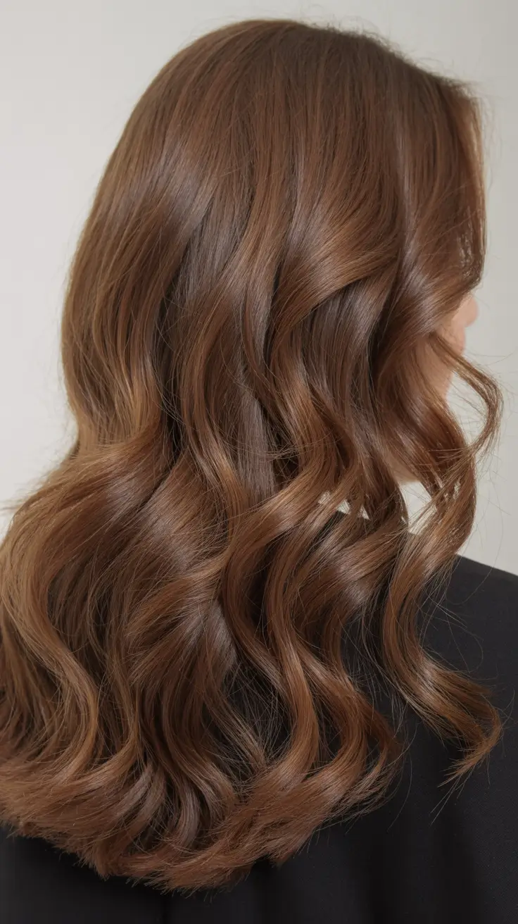 brunette hair color 2026 Classic Milk Chocolate Brunette