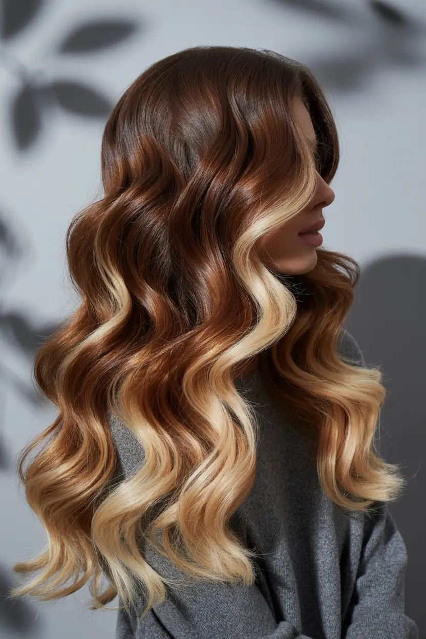 calico hair color 2026 Hazelnut Blonde Calico Flow