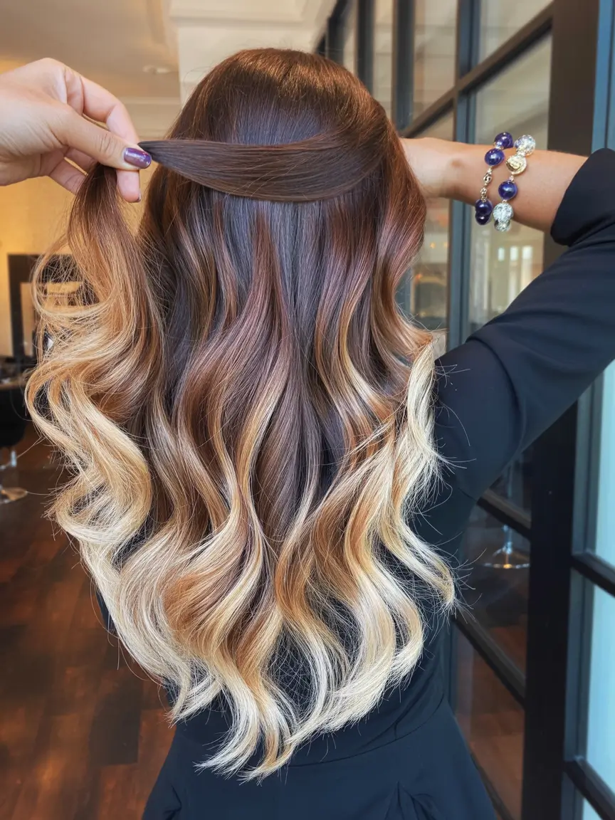 calico hair color 2026 Golden Drift Cascade