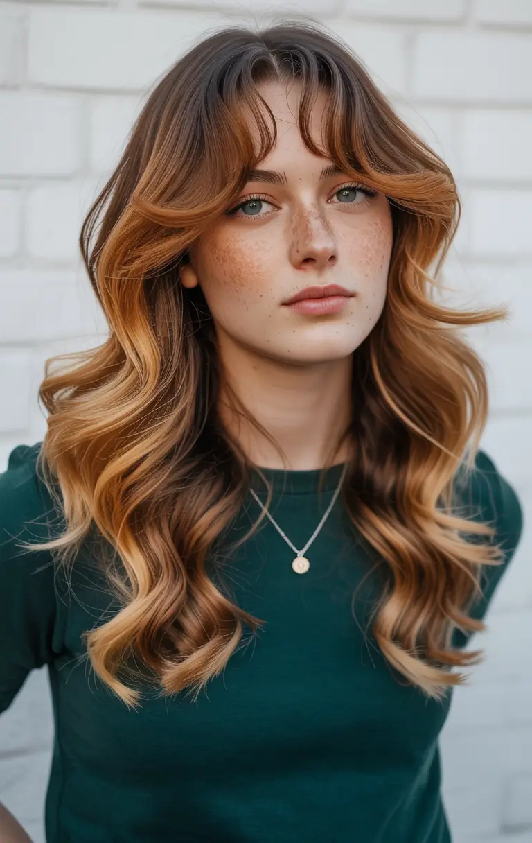 calico hair color 2026 Honey-Toned Calico Layers