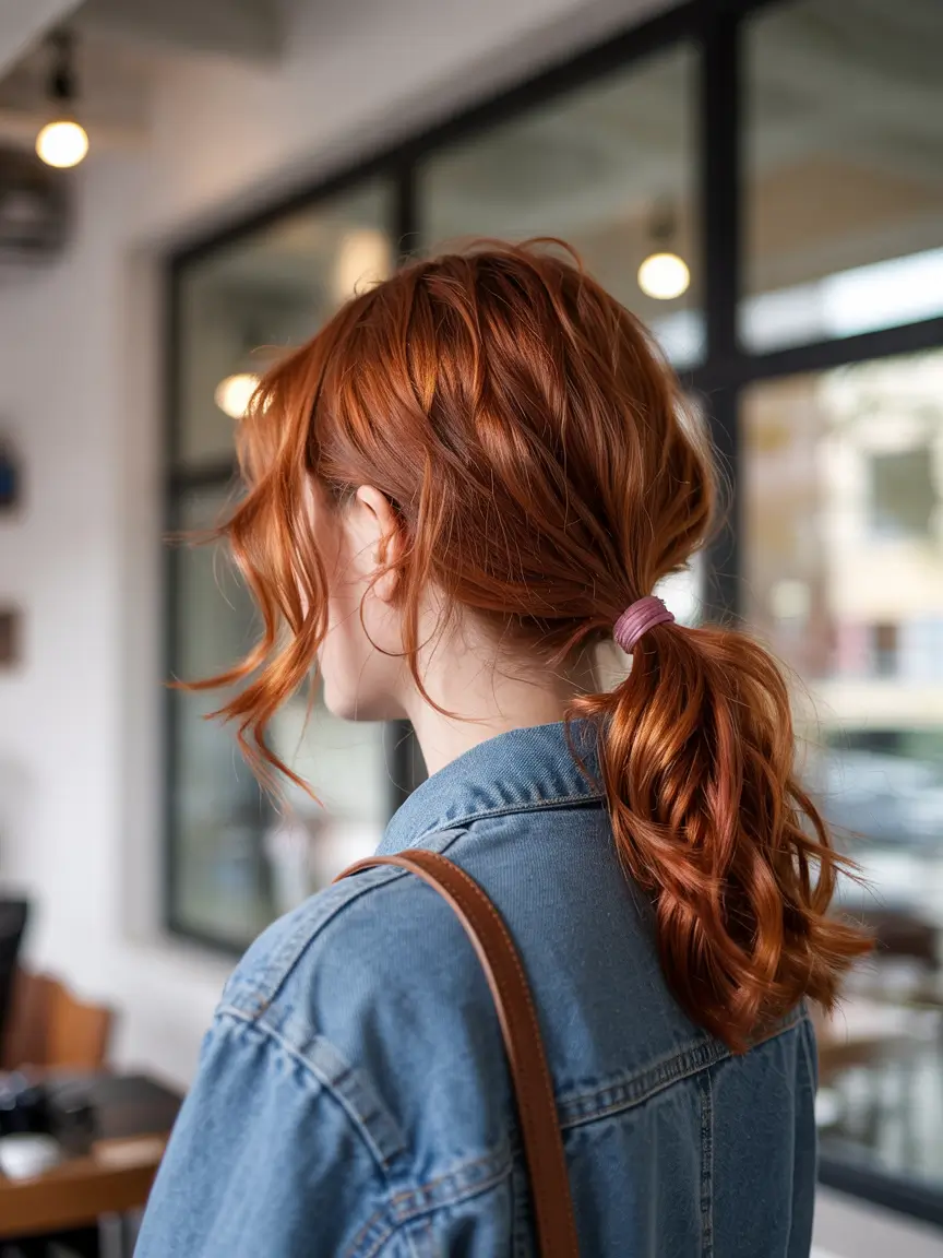 ginger hair color 2026 Everyday Auburn Pony