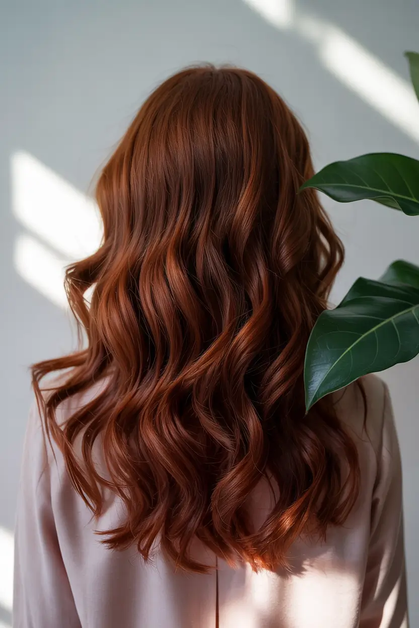 ginger hair color 2026 Classic Deep Honey Auburn