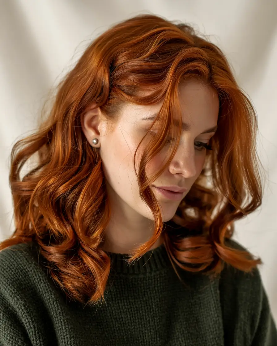 ginger hair color 2026 Fiery Rustic Copper