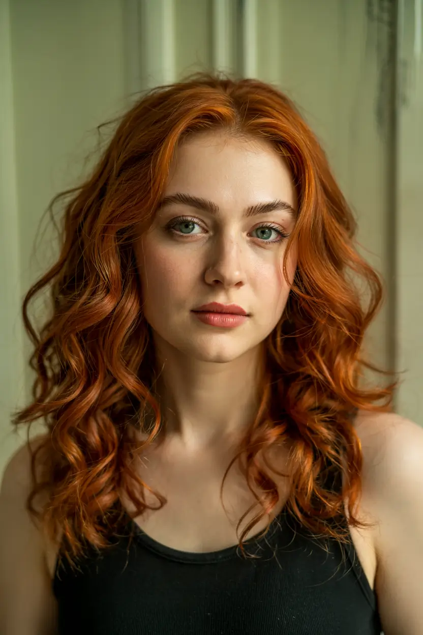 ginger hair color 2026 Vibrant Auburn Glow