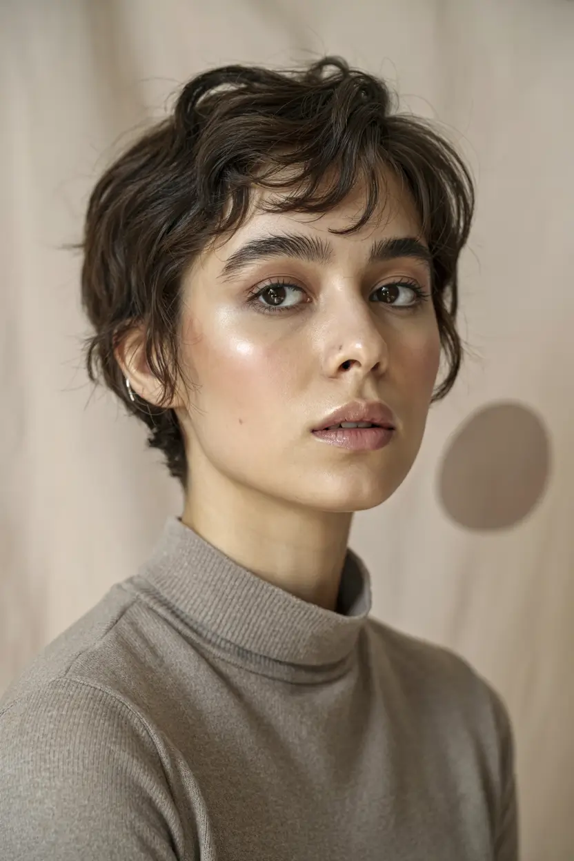 Haircut Ideas 2026 Effortless French Bixie Texture