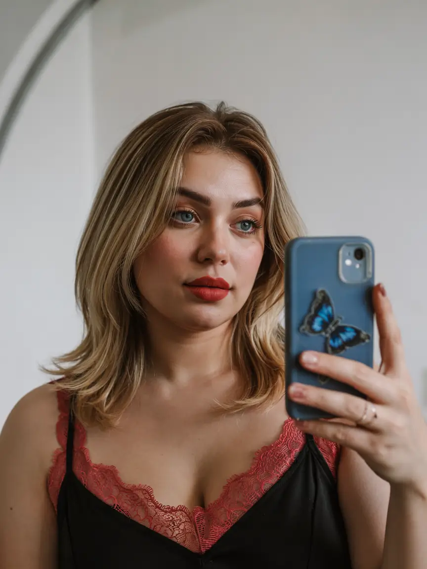 haircuts for plus size women 2026 Golden Buttercut Bob