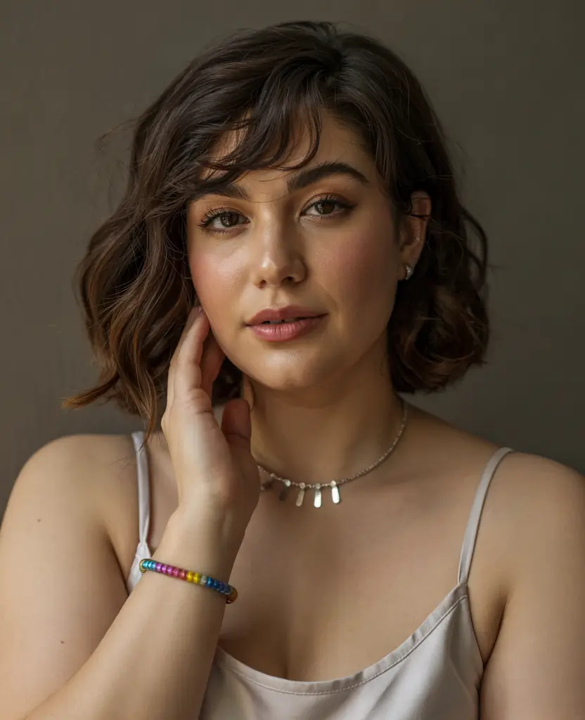 haircuts for plus size women 2026 Playful Short Shag