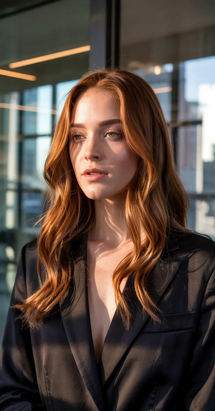 red hair colors 2026 Honey Bronze Radiance