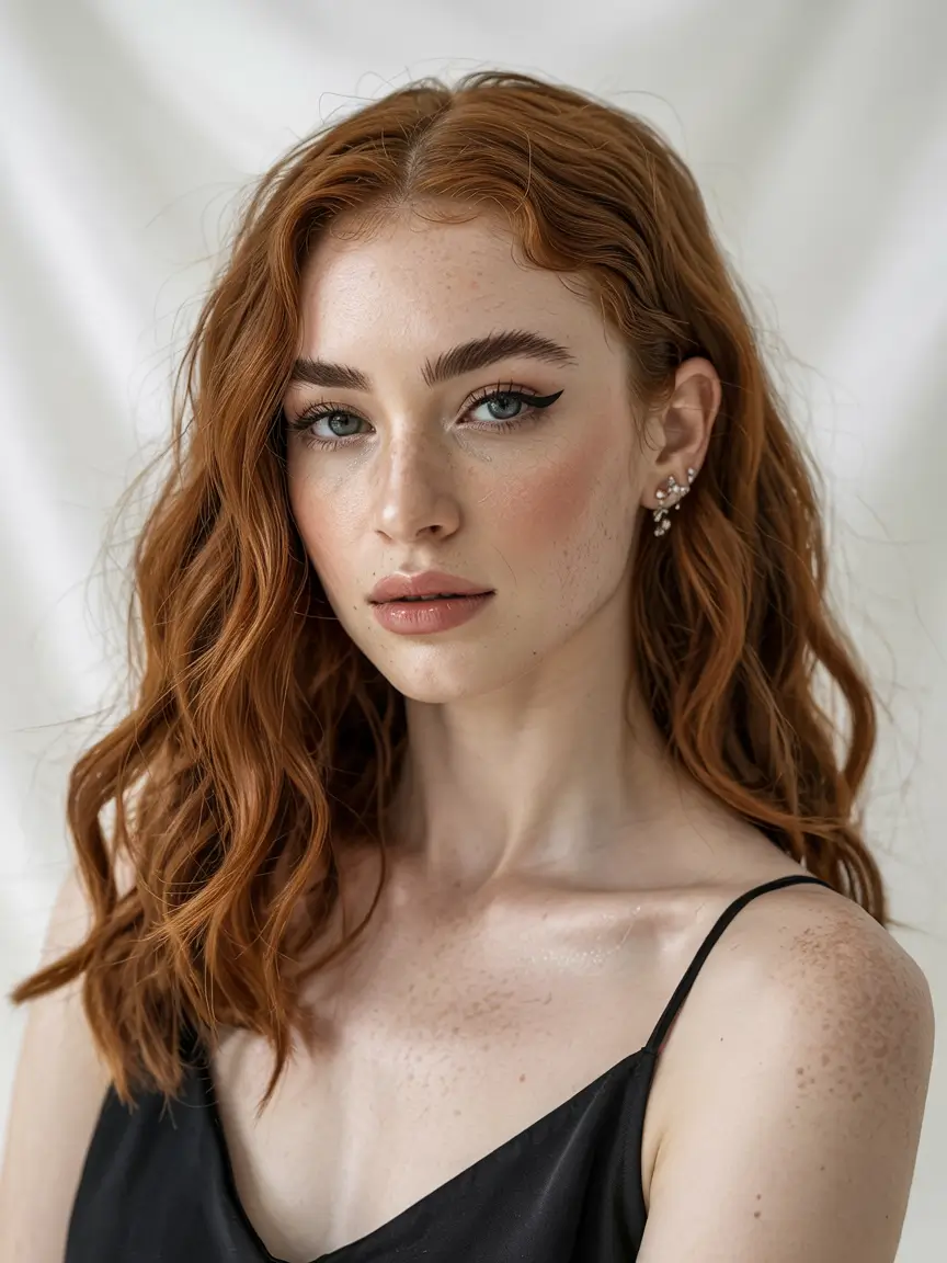 red hair colors 2026 Copper Sunset Shine