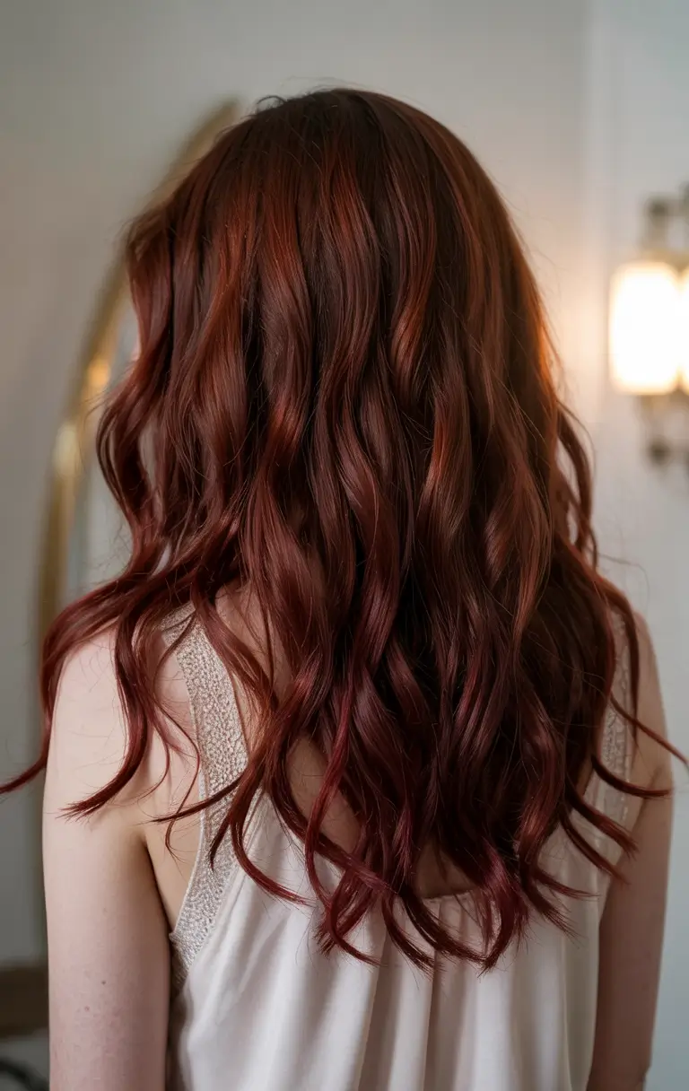 red hair colors 2026 Chocolate Auburn Glow