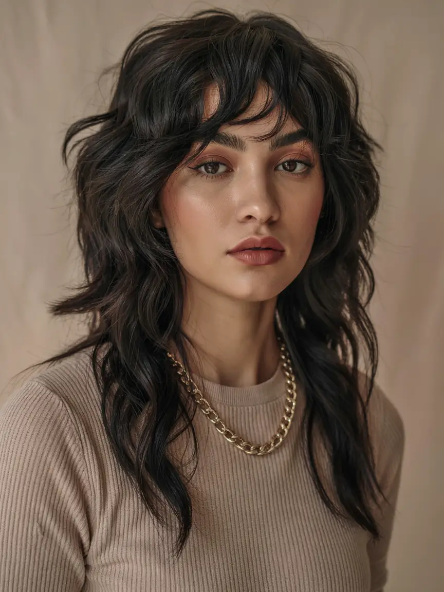 shag haircuts 2026 Midnight Waves Shag