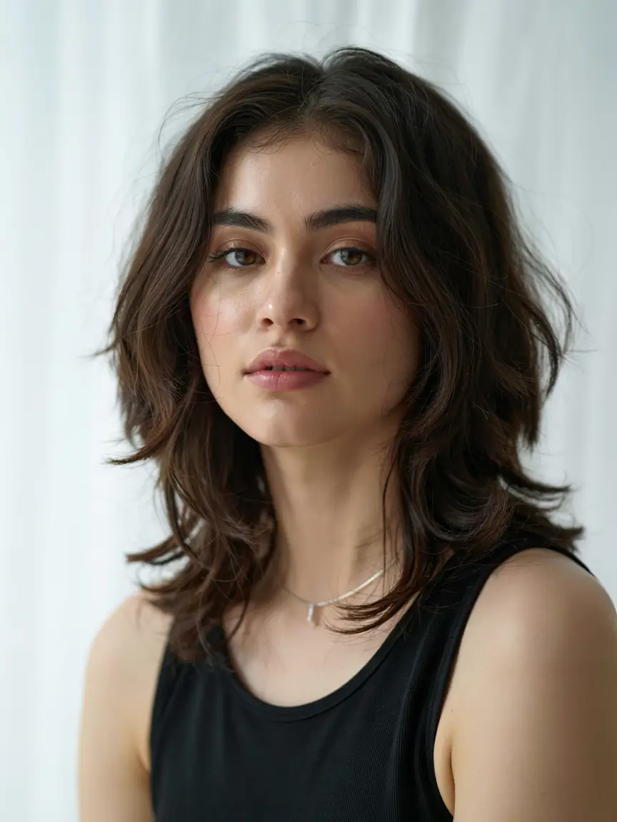 shag haircuts 2026 Velvet Texture Medium Shag