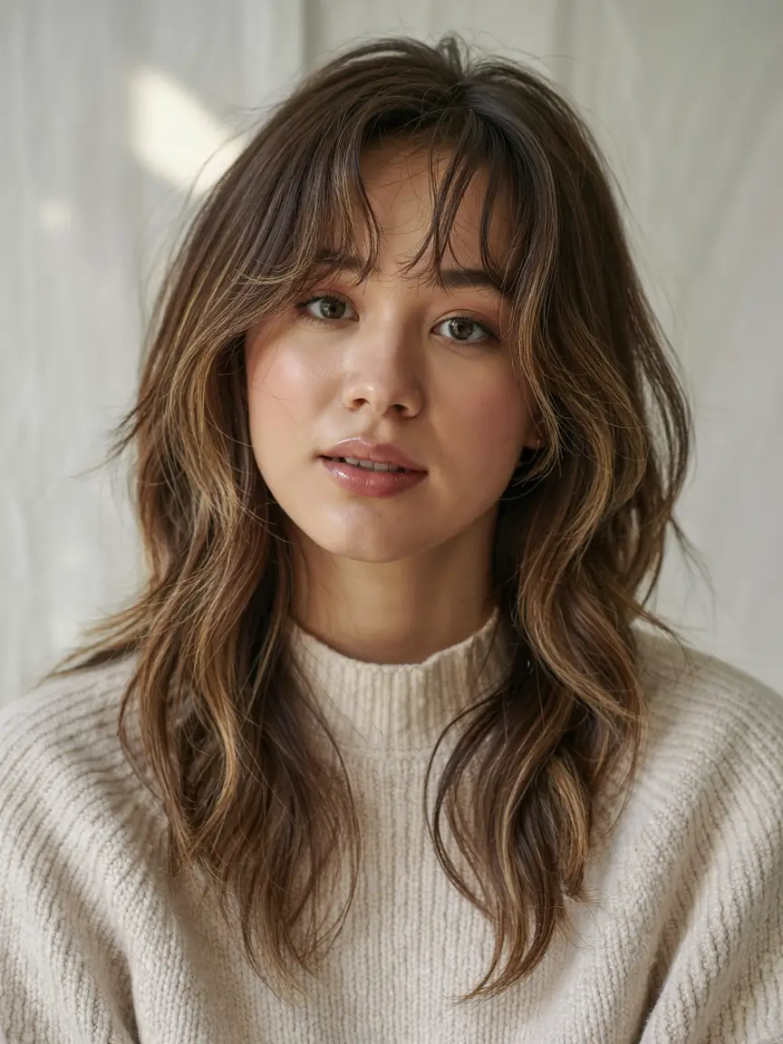 shag haircuts 2026 Natural Flow Long Shag