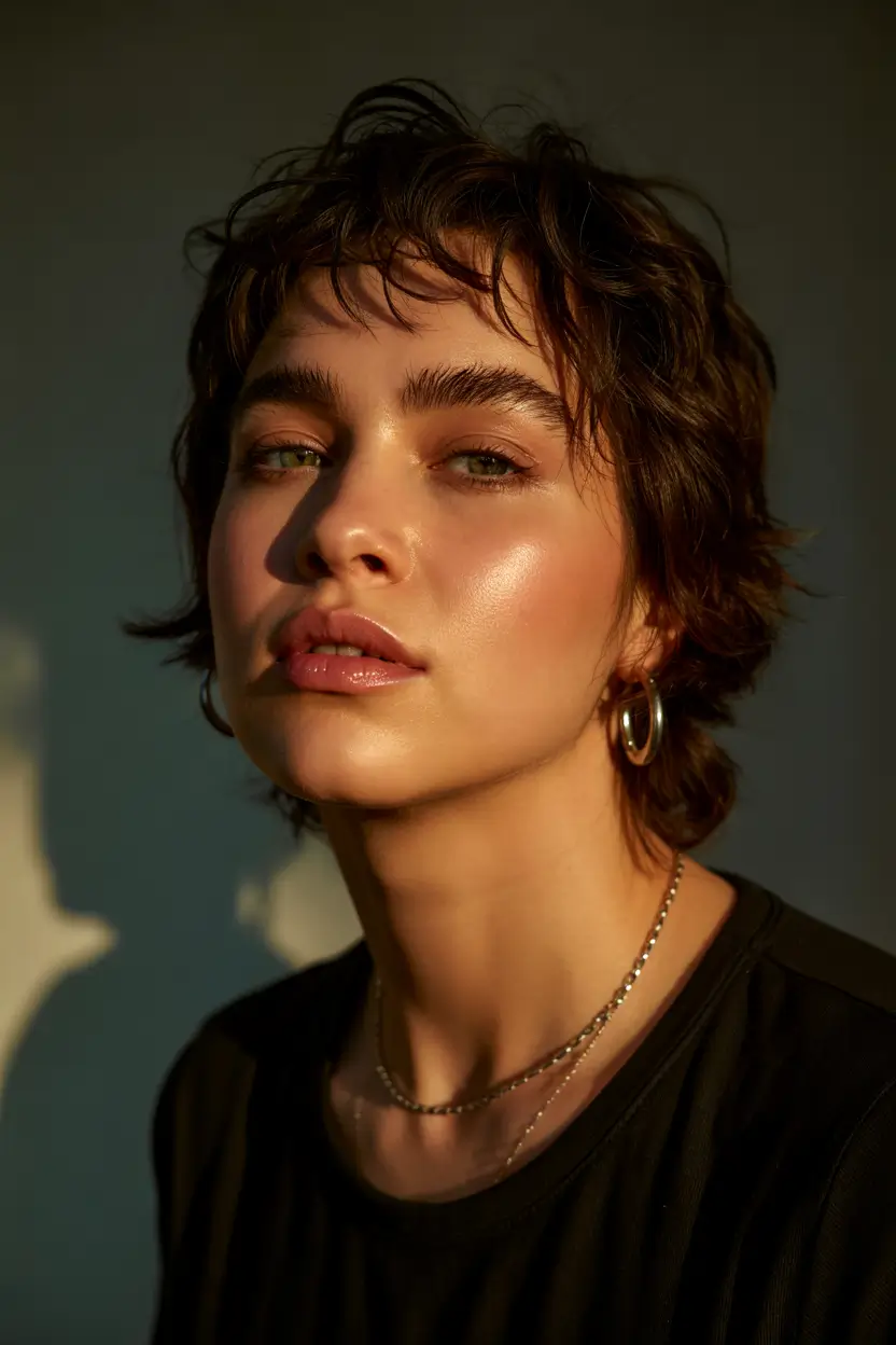 shag haircuts 2026 Modern Pixie Shag Glow